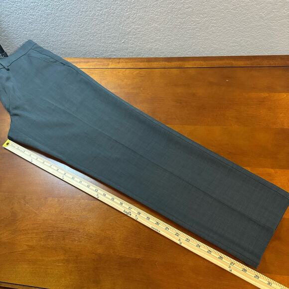 Michael Kors Men's Classic Fit Charcoal Gray Flat Front Dress Pants Size 34 x 30 - Picture 5 of 9